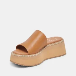 DARCEL SANDALS TAN LEATHER