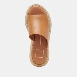 DARCEL SANDALS TAN LEATHER