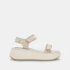 DEBRA SANDALS IVORY SUEDE