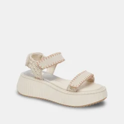 DEBRA SANDALS IVORY SUEDE