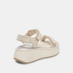 DEBRA SANDALS IVORY SUEDE