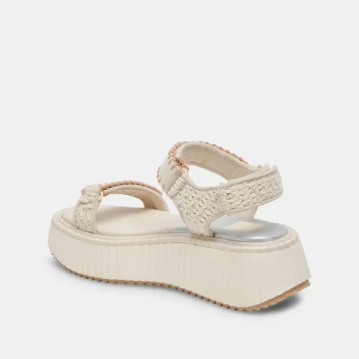 DEBRA SANDALS IVORY SUEDE