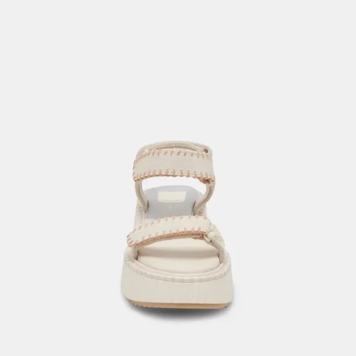DEBRA SANDALS IVORY SUEDE