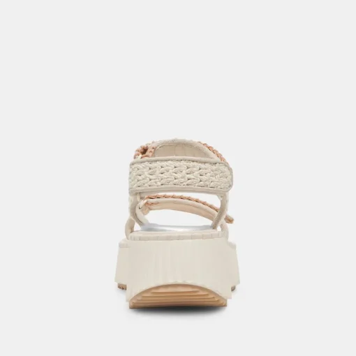 DEBRA SANDALS IVORY SUEDE
