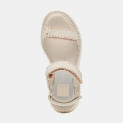 DEBRA SANDALS IVORY SUEDE