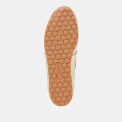 DELANY SNEAKERS LIGHT GOLD CRINKLE PATENT