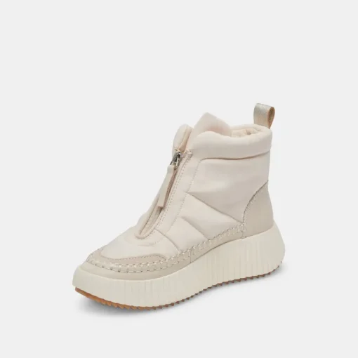 DEVLIN SNEAKERS IVORY NYLON