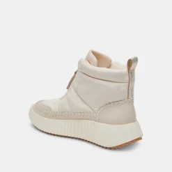 DEVLIN SNEAKERS IVORY NYLON