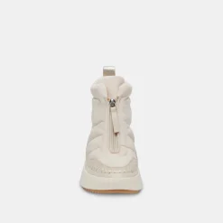 DEVLIN SNEAKERS IVORY NYLON