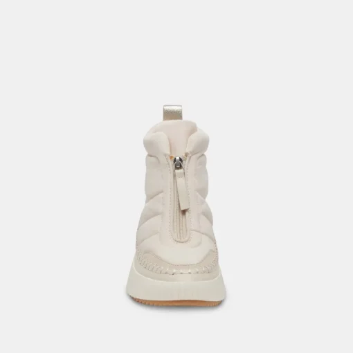 DEVLIN SNEAKERS IVORY NYLON