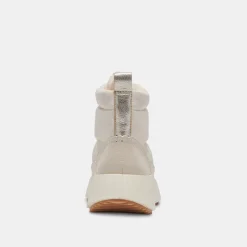 DEVLIN SNEAKERS IVORY NYLON