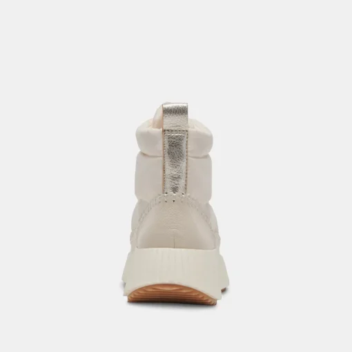 DEVLIN SNEAKERS IVORY NYLON