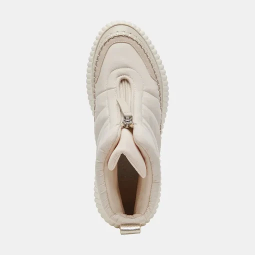 DEVLIN SNEAKERS IVORY NYLON