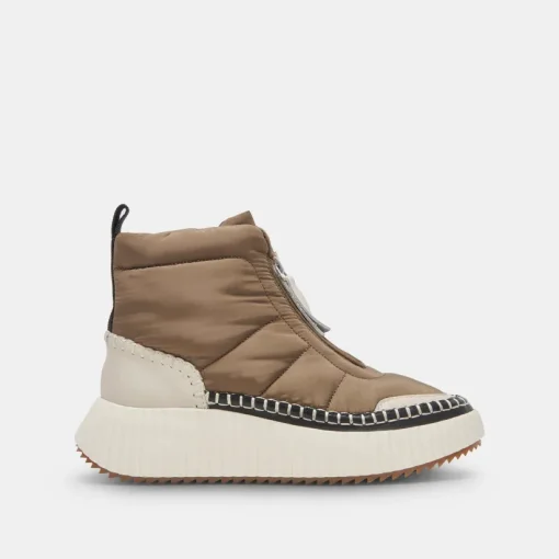 DEVLIN SNEAKERS OLIVE MULTI NYLON