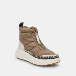 DEVLIN SNEAKERS OLIVE MULTI NYLON