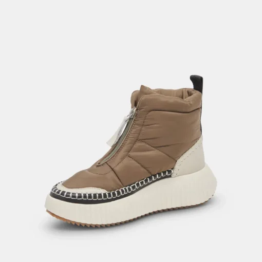 DEVLIN SNEAKERS OLIVE MULTI NYLON