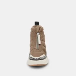 DEVLIN SNEAKERS OLIVE MULTI NYLON