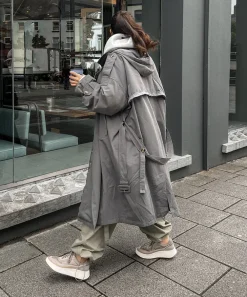 DOLEN NYLON SNEAKERS DK TAUPE NYLON