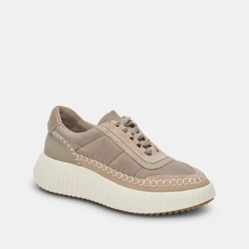 DOLEN NYLON SNEAKERS DK TAUPE NYLON