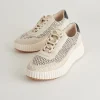 DOLEN SNEAKERS BLACK NATURAL RAFFIA