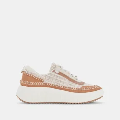 DOLEN SNEAKERS BROWN MULTI WOVEN
