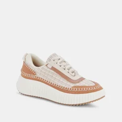DOLEN SNEAKERS BROWN MULTI WOVEN