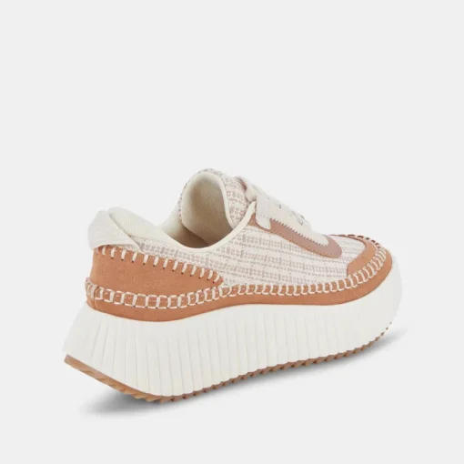 DOLEN SNEAKERS BROWN MULTI WOVEN