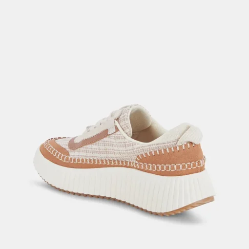 DOLEN SNEAKERS BROWN MULTI WOVEN