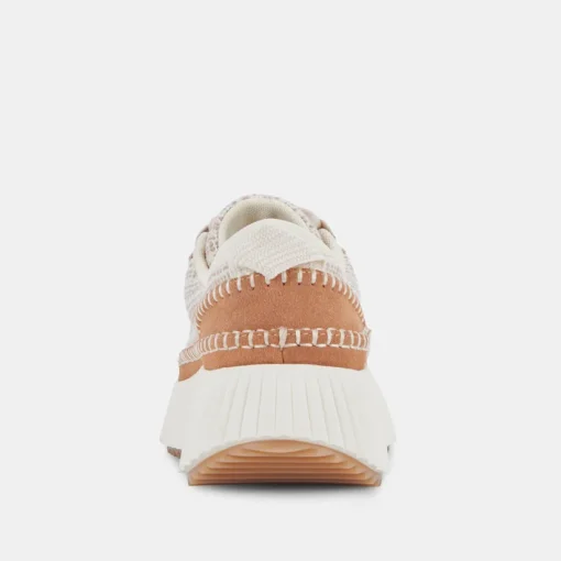 DOLEN SNEAKERS BROWN MULTI WOVEN