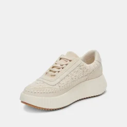 DOLEN SNEAKERS ECRU LACE