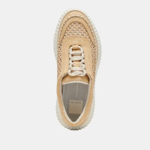 DOLEN SNEAKERS LT NATURAL RAFFIA