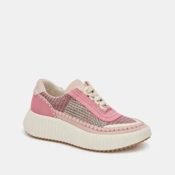 DOLEN SNEAKERS PINK MULTI WOVEN