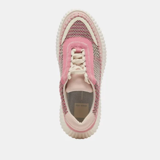 DOLEN SNEAKERS PINK MULTI WOVEN
