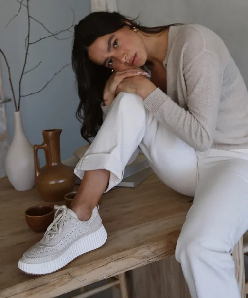 DOLEN SNEAKERS SANDSTONE KNIT
