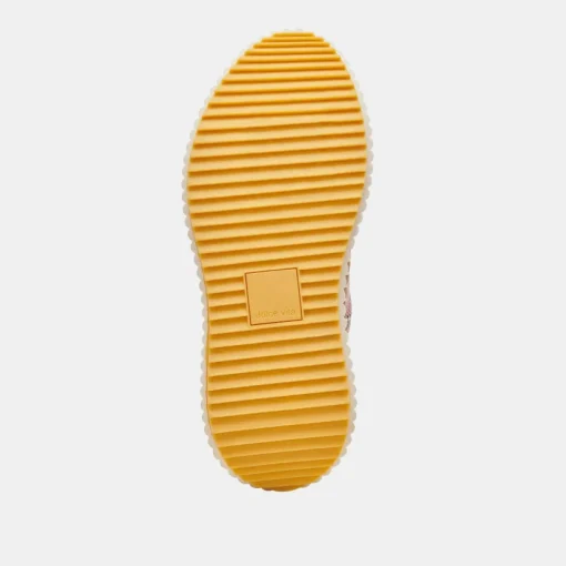 DOLEN SNEAKERS TAN MULTI RAFFIA