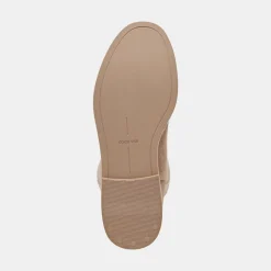 EAMON H2O WIDE CALF BOOTS ALMOND SUEDE