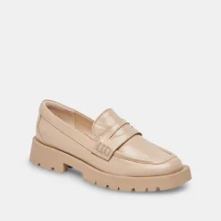 ELIAS WIDE FLATS SESAME CRINKLE PATENT