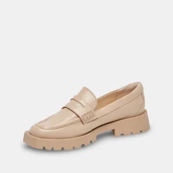 ELIAS WIDE FLATS SESAME CRINKLE PATENT