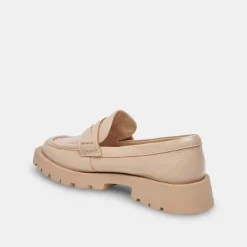 ELIAS WIDE FLATS SESAME CRINKLE PATENT