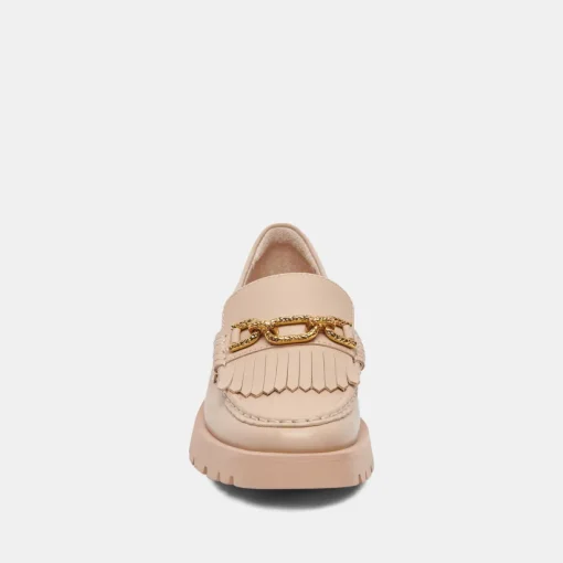 ERNA FLATS LT BLUSH LEATHER