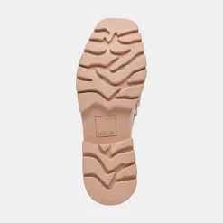 ERNA FLATS LT BLUSH LEATHER