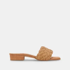 FRAZ SANDALS TAN MULTI WOVEN