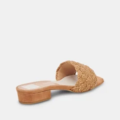 FRAZ SANDALS TAN MULTI WOVEN
