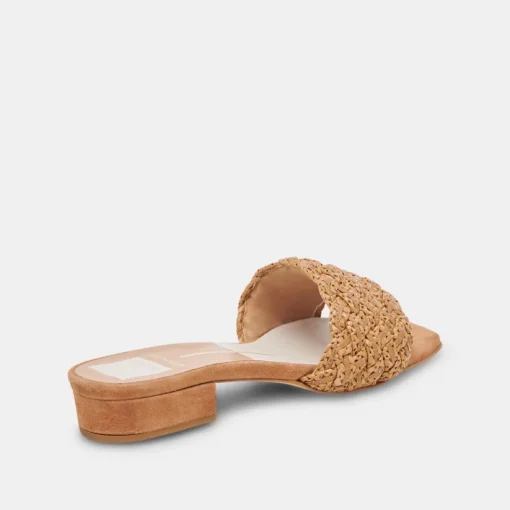 FRAZ SANDALS TAN MULTI WOVEN