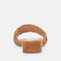 FRAZ SANDALS TAN MULTI WOVEN