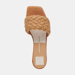 FRAZ SANDALS TAN MULTI WOVEN