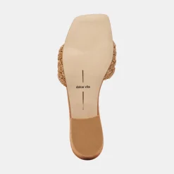 FRAZ SANDALS TAN MULTI WOVEN