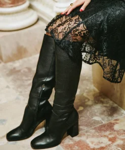 FYNN BOOTS ONYX LEATHER