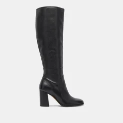 FYNN WIDE CALF BOOTS ONYX LEATHER