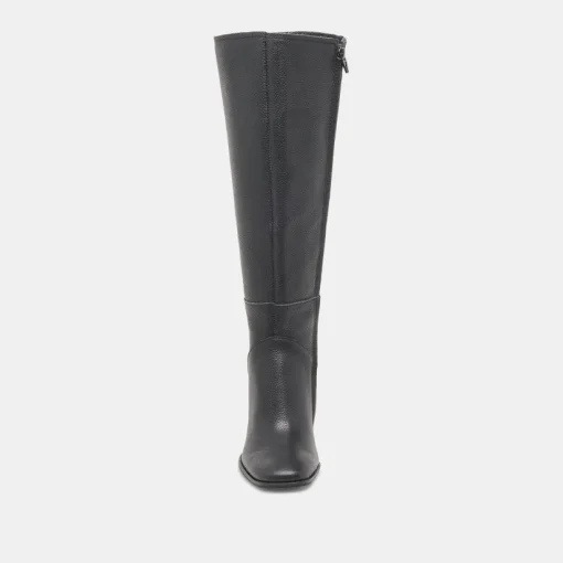 FYNN WIDE CALF BOOTS ONYX LEATHER